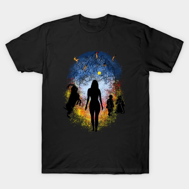 The VVitch, Black Philip, Twins T-Shirt by Lydia's Green Light Closet 